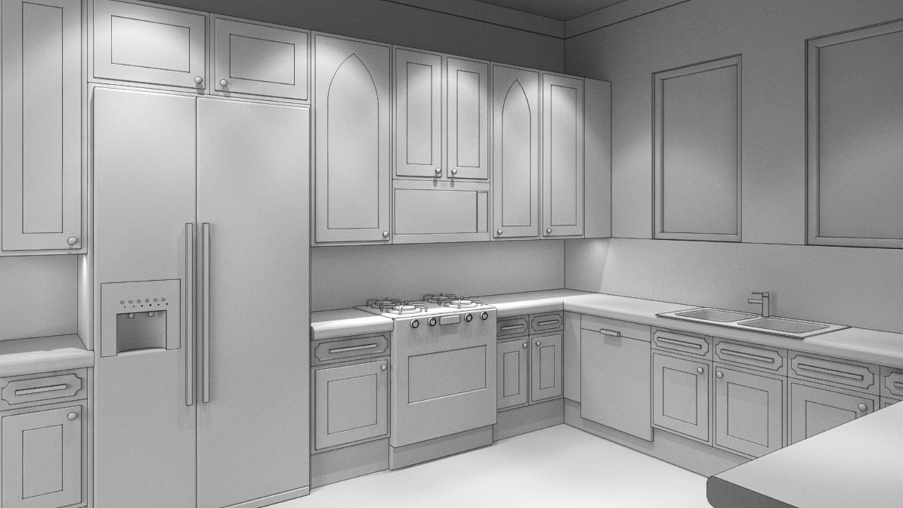 3D_Render_Kitchen